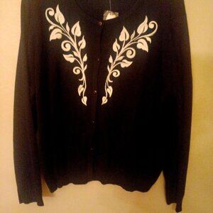 Bob Mackie NWT 2X Cardigan Sweater
